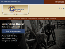 Tablet Screenshot of gtowndental.com